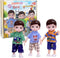 6 Inches Boy Dolls Set, Ball Jointed Doll Kids Boy Doll with