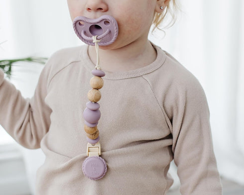 (Set 2) 100% 0+ Orthodontic Silicone Pacifiers of Food-Grade, One-Piece Design, Soft Orthodontic Nipple, Airflow