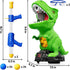 NIPLOOOW 3-5 2 3 4 5 6 7 8 Dinosaur Shooting Toys for Kids Years, Movable Target Shooting Games with Air Pump Launcher