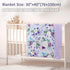 Baby Blankets for Girls Boys - Soft Plush Minky Blanket 30"x40" with Double Layer Dotted Backing for Toddler Newborn