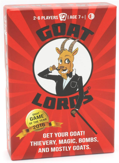 Goat Lords - Addicting Card Game for Adults, Teens, Kids (Ages 7+) - Family Game Night Fun, Great Gift Idea!
