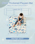 50x50 Baby Play Mat, Thickened Playpen Mat, Non-Slip Baby Mat for Floor, Foldable Portable Playmat Suitable for babies