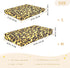 Bseiialft 52 28 Brown Black Cheetah Leopard Print Crib Sheets for Boys Girls Soft and Breathable Cotton Baby Sheets