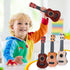 3 Pcs Mini Ukulele Guitar for Kids, Classical Musical Instrument, Cute Developmental Educational Toy (Classic Style)
