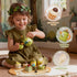 Sets 3-5, Set Wooden Tea for Toddlers Pretend Play Tea Party for Girls & Boys, Kids Birthday Gift