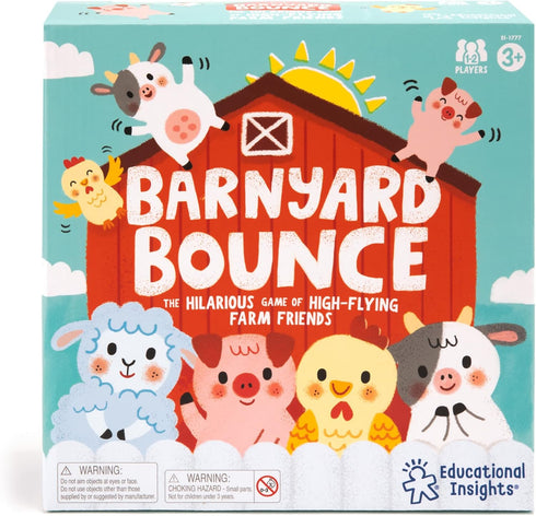 Educational Insights Barnyard Bounce Game - Preschool Memory & Matching Game - Gift for Boys & Girls Ages 3+