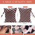VBCVBGFH 4 Pack Multicolor Checkered Wet Bag Waterproof Washable Reusable Wet Dry Bag for Swimsuit Clothes Cloth Diaper