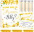 WNINK Guess Baby Shower Games Set How Big is Mommy's Belly Sign,