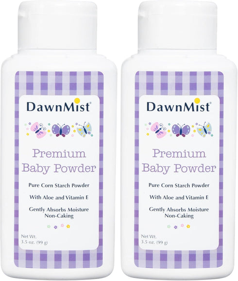 Dukal BP35C DawnMist Baby Powder, Premium, 3.5 oz., Full Case (Pack of