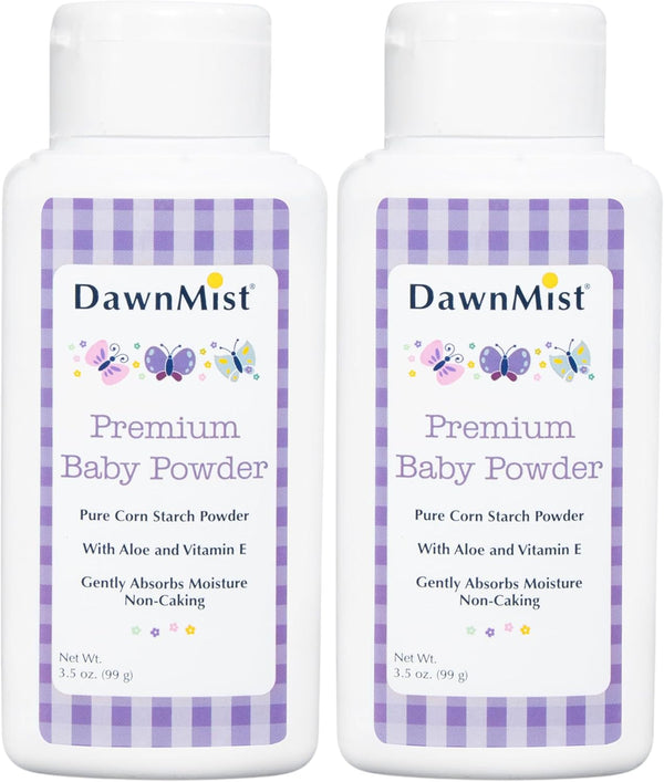 Dukal BP35C DawnMist Baby Powder, Premium, 3.5 oz., Full Case (Pack of