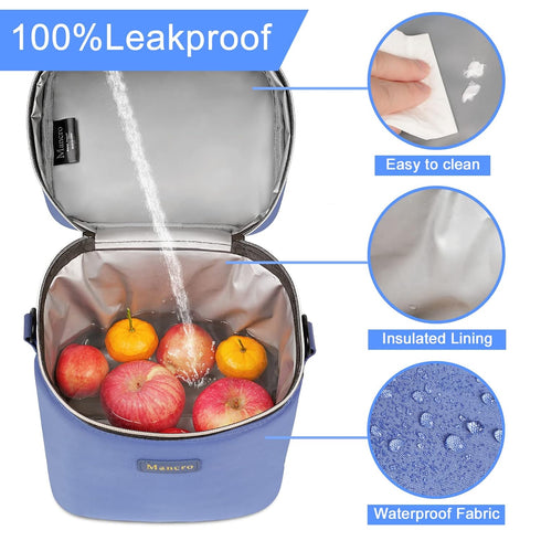 Pack 6 9 Mancro Breastmilk Cooler Bag with Ice Fits Baby Bottles Up to Ounce, Insulated Baby Bottle Bag with Strap