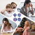 ajitxalr 4 Packs Easter Basket Stuffers Expanded Sensory Fidget Star,Fractal Fidget Hexagon,Hexagon Fidget Toy