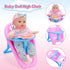 Set Playset 12" Stroller,2 Sets 3-7 deAO Baby Doll Stroller Baby Doll Accessories Pretend Play Toys with Baby