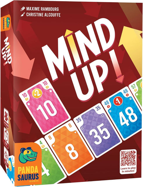 Pandasaurus Games Mind Up! Card Game - Strategic Family Game for Kids & Adults, 3-6 Players