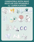24mm 21mm Momcozy, Flange Inserts for Breast Pumps - Silicone - Convert to - Pump Parts Replacement - Compatible