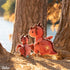 Bellzi Fire Dragon Plush Toy - Cute Stuffed Animal - Perfect Gift for Kids and Toddlers