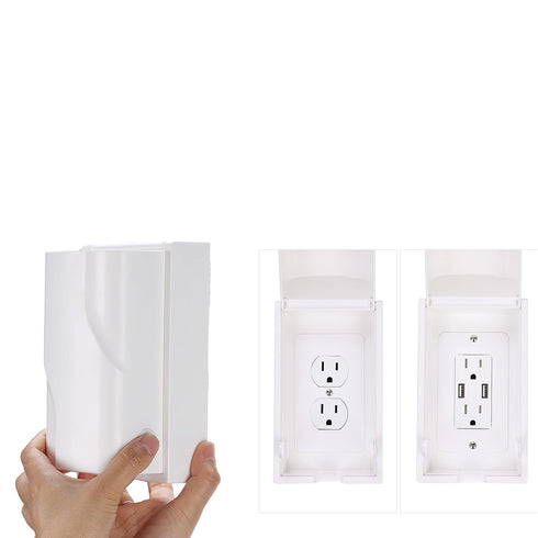 Bates Baby Safety Outlet Cover Box, Baby Proofing Plug Covers for Electrical Outlets, Child Proof Outlet Covers