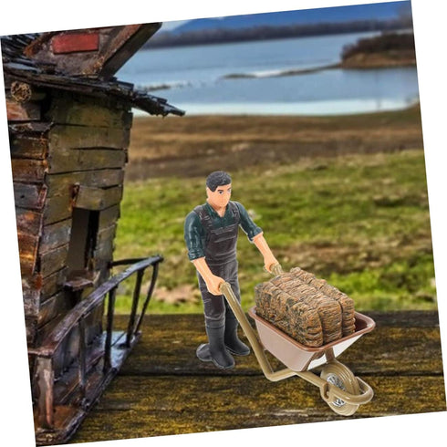 12pcs Farm Accessories Model Sand Tray Miniatures, Miniature Tools for Crafts, Farm Playset for Kids
