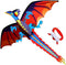 HENGDA KITE Upgrade Classical Dragon Kite, 55"x62" Stereoscopic Easy to Fly for Kids & Adults
