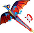 HENGDA KITE Upgrade Classical Dragon Kite, 55"x62" Stereoscopic Easy to Fly for Kids & Adults