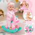 12 Set 3 4 5 6 26pcs Horse/2 3-5-7 Golray in Baby Doll Toys with Stroller for Year Old Girl - Babydoll with Accessories
