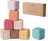 Baby Blocks Stacking Toys for Babies - Silicone Soft Building Blocks (8 PCS)