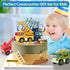ZROPAW 2 3 4 5 Construction Toys for Toddlers Years Old, Sandbox Excavator Toy with Construction Truck Vehicles Dump