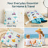 FANALALA Waterproof Wet Dry Bag, Reusable Diaper Pouch with Zipper, Machine Washable Travel Organizer for Beach
