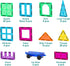 Magnetic Tiles, 96 Pcs Magnetic 3D Building Blocks - Educational Puzzle Magnets Toys for Girls Boys Ages 3+