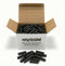 Craytastic! Bulk Unwrapped Crayons (Black) - Box of 144 Pieces = 48