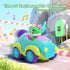 2-4 2 3 4 Remote Control Car for Toddlers, Dinosaur Toys for Ages with Lights & Music, Rechargeable RC Car Birthday