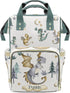 LiSoAkWE Cute Flying Eggs Dragon Personalized Large Capacity Diaper Bags,Custom Name Backpack Casual