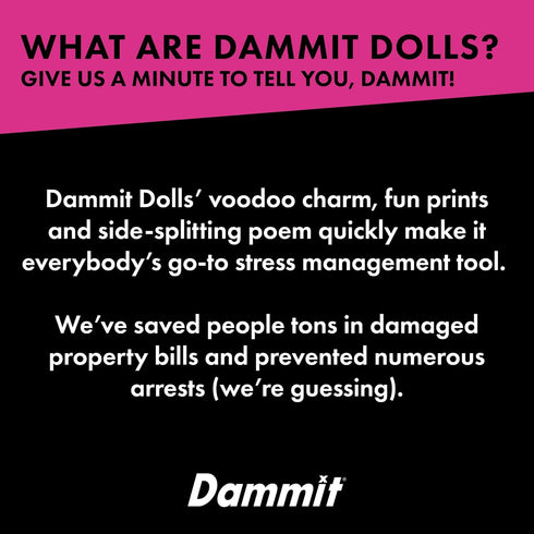Dammit Doll - Limited Edition Book Garden Stress Relief Gag Gift