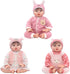 FADALEA 18-22 Inch Reborn Doll Clothes for Dolls, Doll Clothes and Accessories with Hat