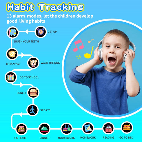 Cosjoype Smart Watch for Kids - 26 Puzzle Games, HD Touchscreen Camera, Music Player, Educational Gift for Ages 8-10
