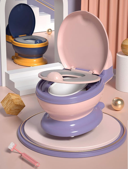 Koyosnier Potty Training Toilet, Realistic Potty Training Seat, Toddler Potty Chair with Soft Seat, Removable Potty