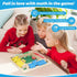 TOMMYHOME 2-4 Wooden Shut the Box Board Game Math Games & Dice Games for Players, Family Game for Game Night, Travel