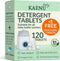 KAENU Bottle Washer Detergent Tablets, 120 PCS & 5 Free Descaling Tablets, Compatible