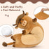 Tezituor Long Plush Cow Body Pillow: 43" Cute Stuffed Animal Throw Pillow - Birthday Gift for Kids & Adults