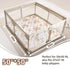 50x50 Baby Play Mat, Playpen Mat with Super Soft Touch, Activity Mat with Upgraded Anti-Slip Bottom, Machine Washable