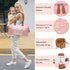 Mommy 2 printe Diaper Bag Tote for Girls with Organizer Pouches, Large Capacity Mom's Bag for Hospital and Weekender