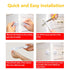 Baby Locks (6-Pack) for Child Safety Cabinet Proofing - Easy Adhesive Drawer Door Latches, No Screws & Magnets
