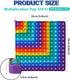 12 X 12 Multiplication Game Table, Rainbow Dimple Fingertip Toys, Stress Relieving Math Board, 1 Piece