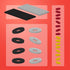 PLUS PLUS - Accessory Pack, Gray & Black - 2 Baseplates, 8 Wheels - Construction Building Stem/Steam Toy, Interlocking Mini Puzzle Blocks for Kids