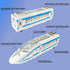 Set, 3 Pack 4 OTONOPI Toy Train Die-cast Bullet Train with Magnetic Connectors, Subway High Speed Locomotive Toy Car