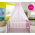 CdyBox Pink Breathable Crib Canopy Netting - Ideal Mosquito Protection for Kids