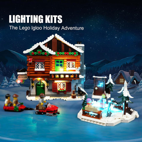 LED Light Kit for Lego Alpine Lodge 10325 Building Set, Creative Lighting Compatible with Lego 10325 - Lights Only