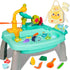 Kids Play Sink with Running Water - Mini Water Table for Toddlers 1-3, Electric Dishwasher Playing Toy for Indoor &