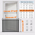 Dog Gate for Stairs, Pet Gates for The House: 29 inches Tall, 41 inch Wide Dogs Screen Mesh Gate for Doorways