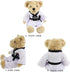 Houwsbaby Taekwondo Teddy Bear Stuffed Animal, Adorable Karate Bear Plush Toy for Kids, 8''